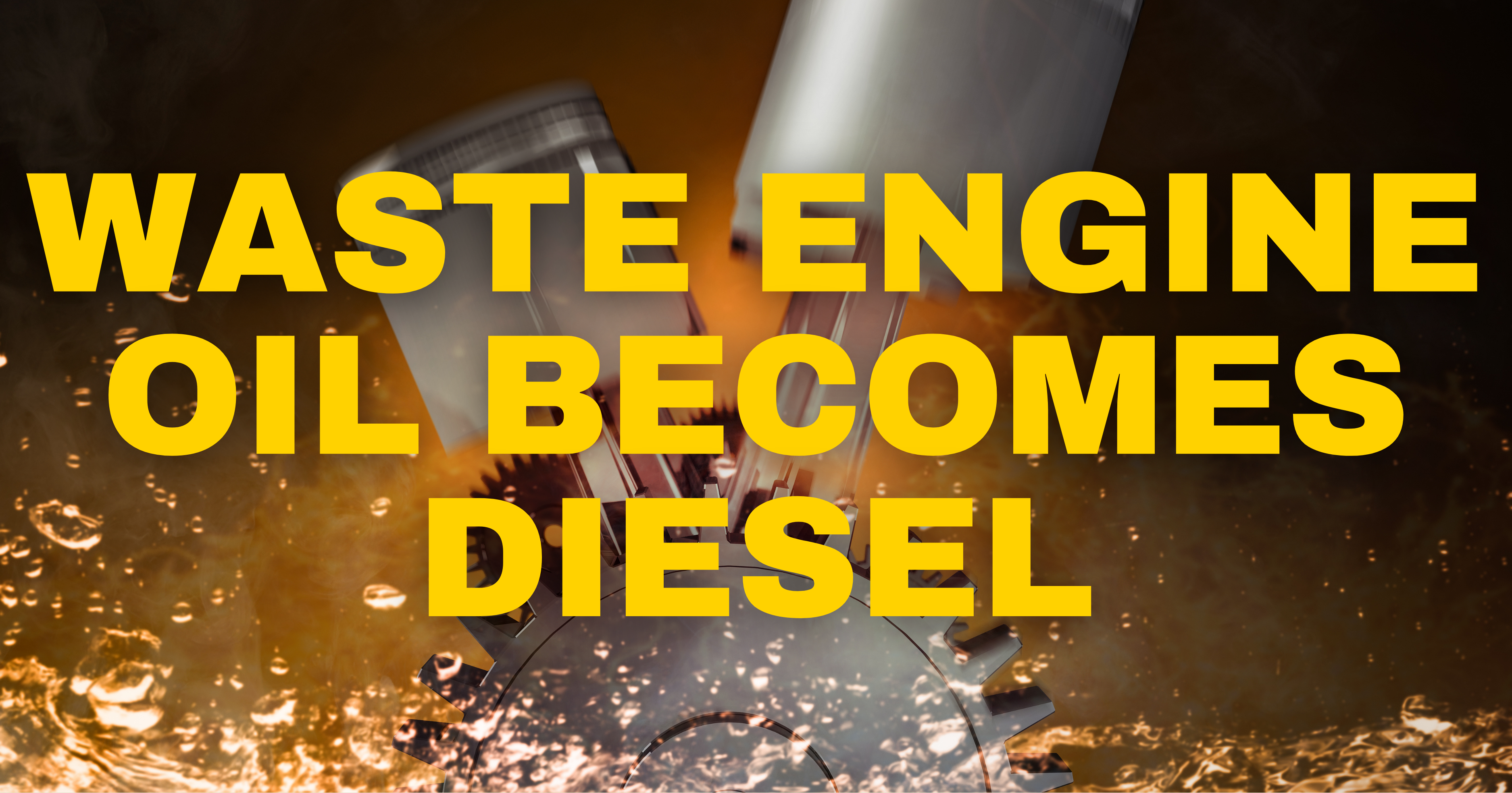 waste engine oil to diesel 