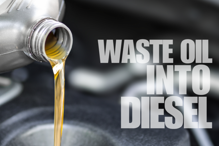 waste oil into diesel