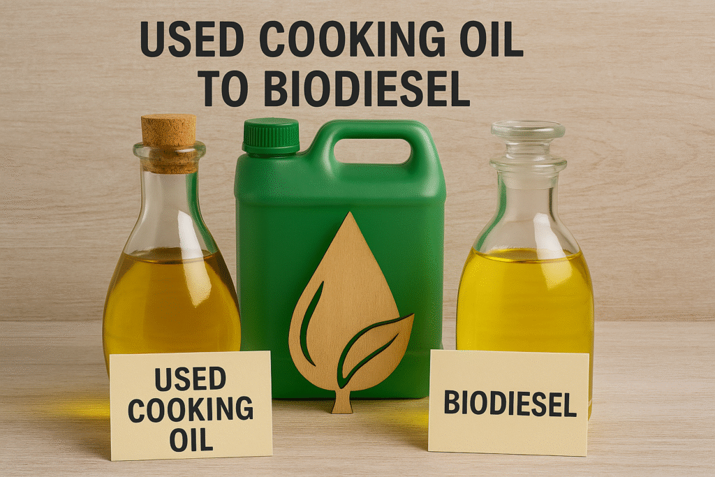 used cooking oil to biodiesel