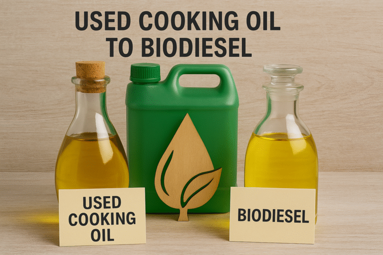 used cooking oil to biodiesel