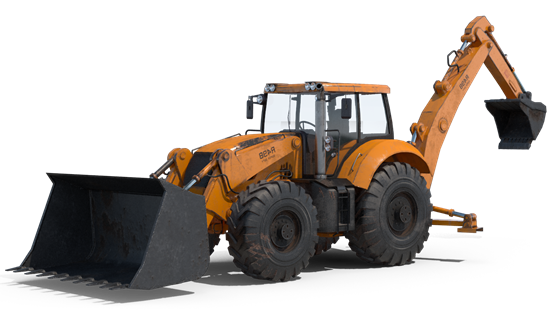 Generic Large Backhoe Loader Used.I15.2k