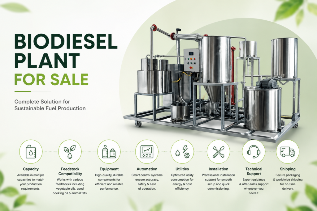 Biodiesel Plant Cost: A Practical Guide for Buyers 2 Biodiesel Plant cost