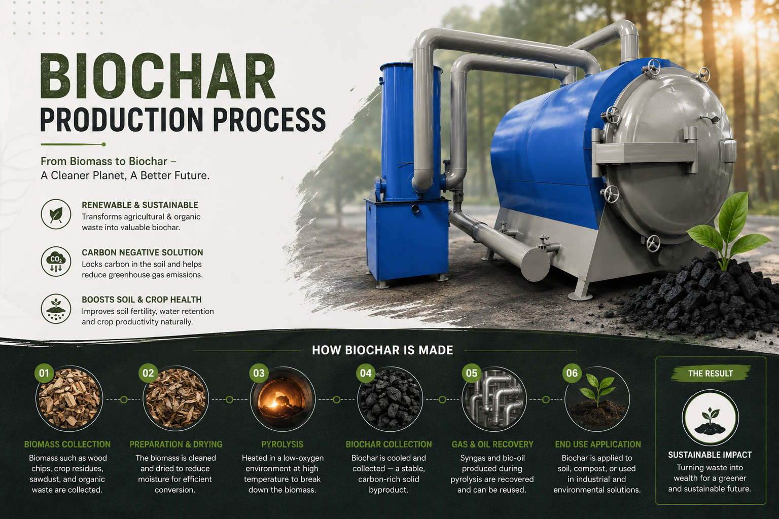 Biochar Production Process
