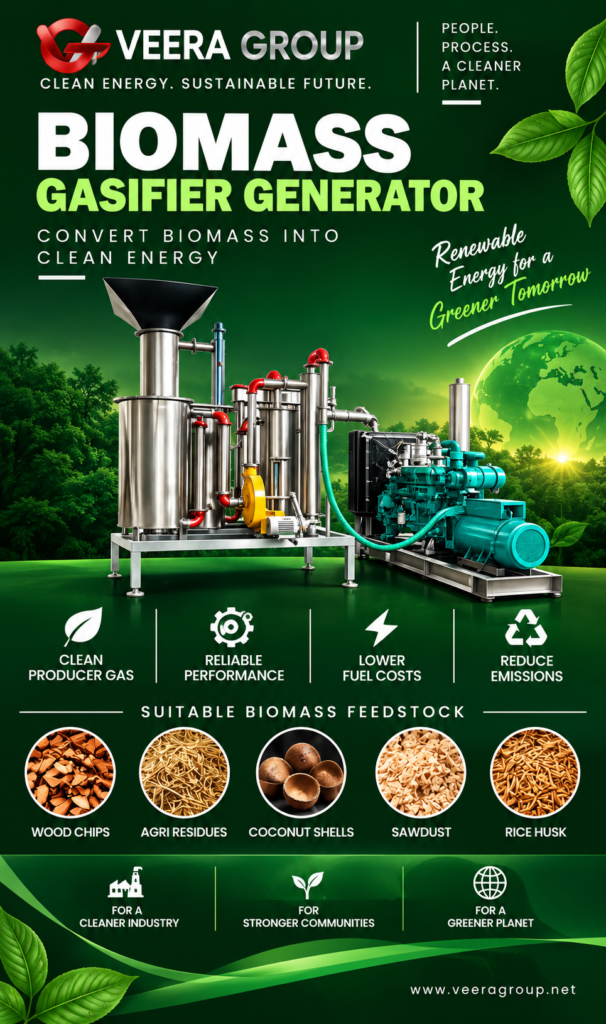 Biomass Gasifier Generator