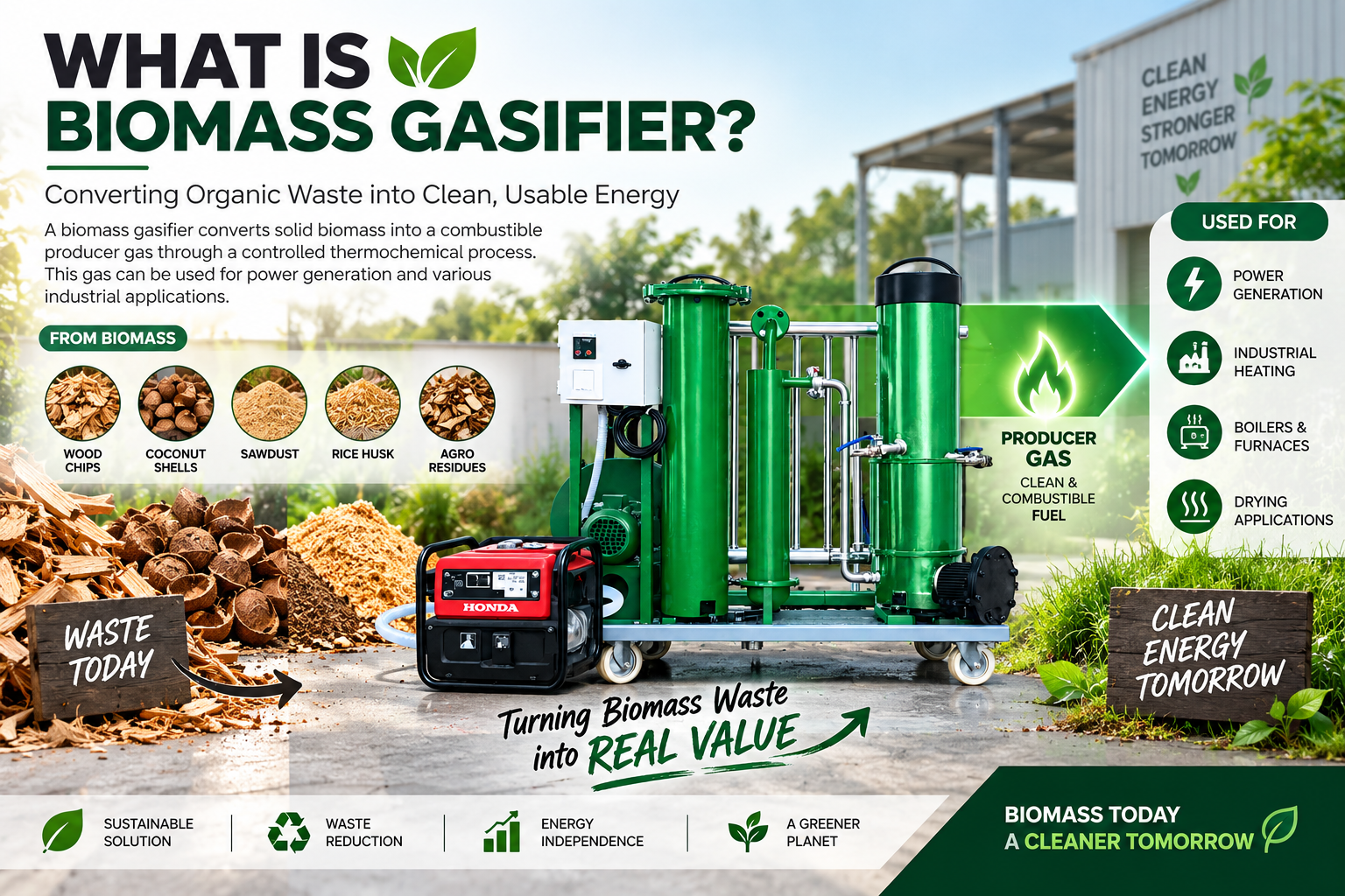 What Is Biomass Gasifier? | Turning Biomass Waste Into Clean Energy 1 What Is Biomass Gasifier