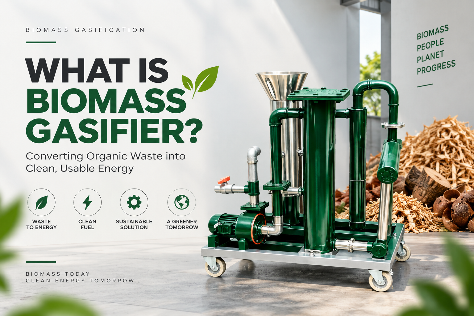 What Is Biomass Gasifier? | Turning Biomass Waste Into Clean Energy 2 What Is Biomass Gasifier